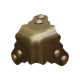 Antique brass corner Chinese classical wooden box camphor wooden box corner protector triangle corner code all copper edge hardware accessories