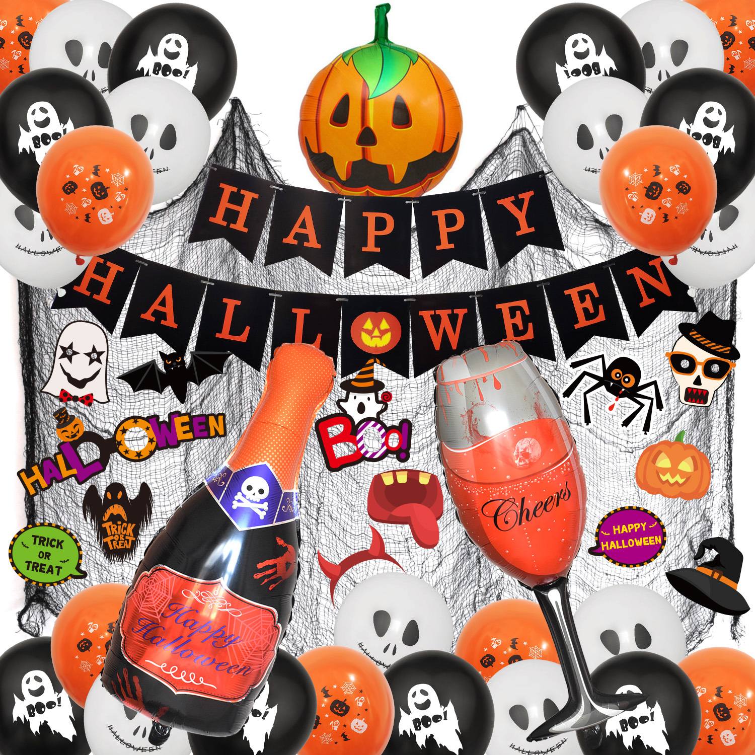 万圣节黑网套装 (2)