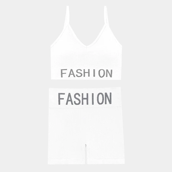 【3200 strapless + boxer pants】White