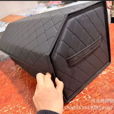 Car Leather Storage Box Car storage bag/box