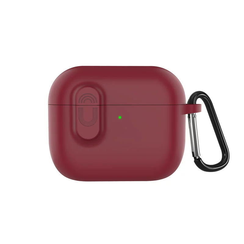 Apple, compatible silicone headphones, magnetic protective case