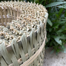 篱笆栅圈养小动物竹青编织墙网园艺种植达纯手工竹编鸡鸭护栏围栏