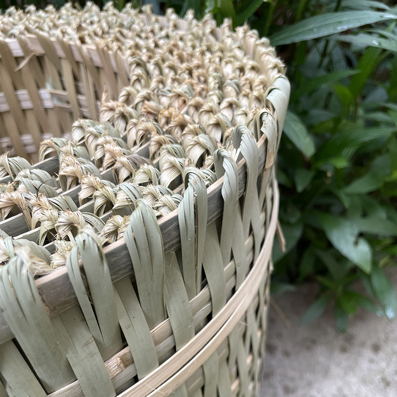 篱笆栅圈养小动物竹青编织墙网园艺种植达纯手工竹编鸡鸭护栏围栏