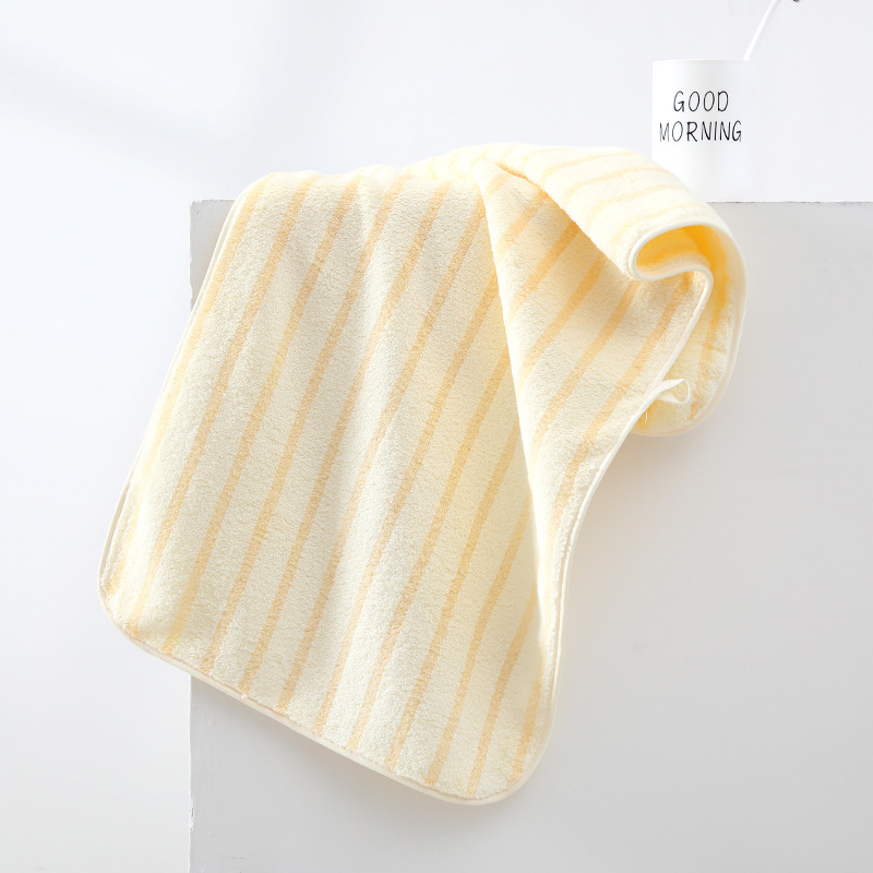 Absorvente, mais macio que algodão puro, secagem rápida, ideal para lavar o rosto, secar o cabelo e outros cuidados pessoais. Feito em fleece coral para banho._voghion.com