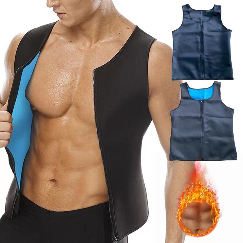 European and American Abdominal Corset Men's Zipper Vest Large Size Corset Sweaty Fitness Clothing Neoprene Body Shaping Clothing European and American Abdominal Corset Men's Zipper Vest Large Size Corset Sweaty Fitness Clothing Neoprene Body Shaping Clothing