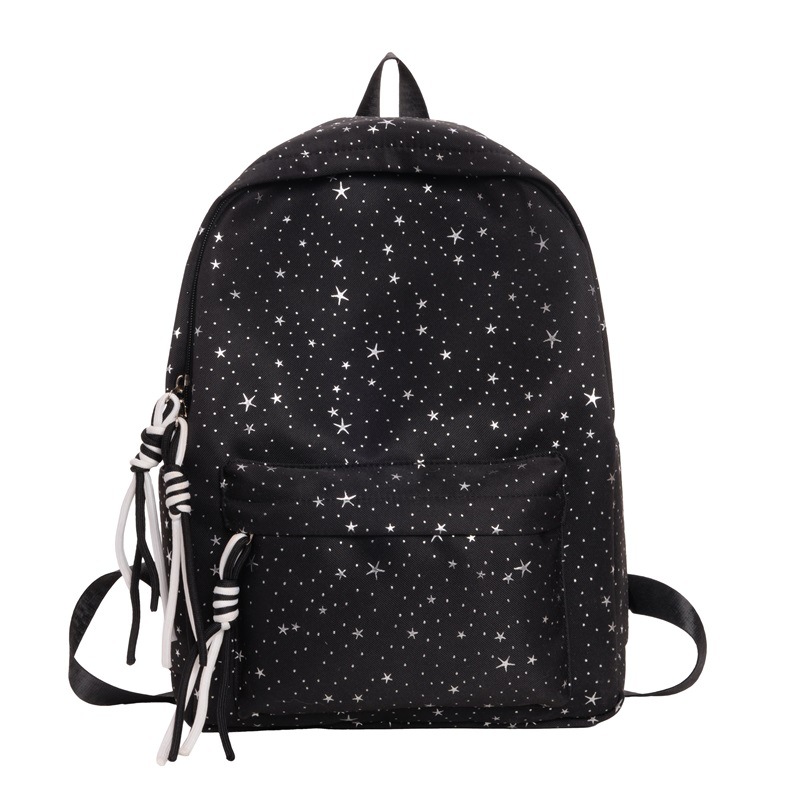 Jardín de infantes, bolsas escolares de estrellas de gran capacidad, mochila simple de color sólido para niños y niñas, nueva bolsa infantil transfronteriza