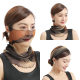 2025 Joker Small Silk Scarf Thin Sunscreen Fashion Neck Sunscreen Veil Scarf Neck Protection for Autumn and Winter Women