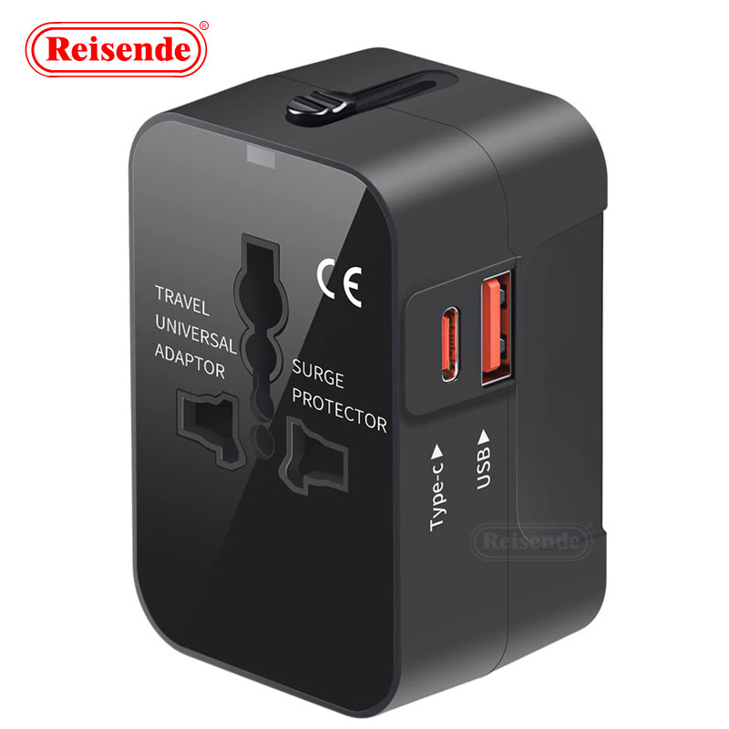 Global Universal Conversion Plug Travel Socket Converter Multi-Function Pd Fast Charging British, European, Australian and American Standard Conversion Socket