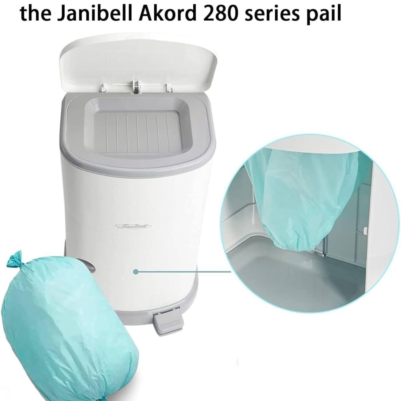 尿布桶垃圾袋 折叠袋兼容DEKOR/KORBEL/Janibell Akord/EZk家用