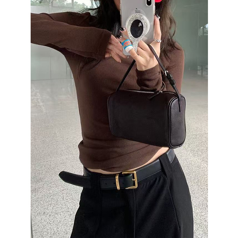 白色内搭长袖上衣女春秋单穿t恤修身紧身正肩打底衫配大衣深秋冬|undefined