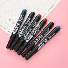 Marker pens, black oily, wholesale, refillable, express logistics, large-tipped marking pens, non-erasable markers