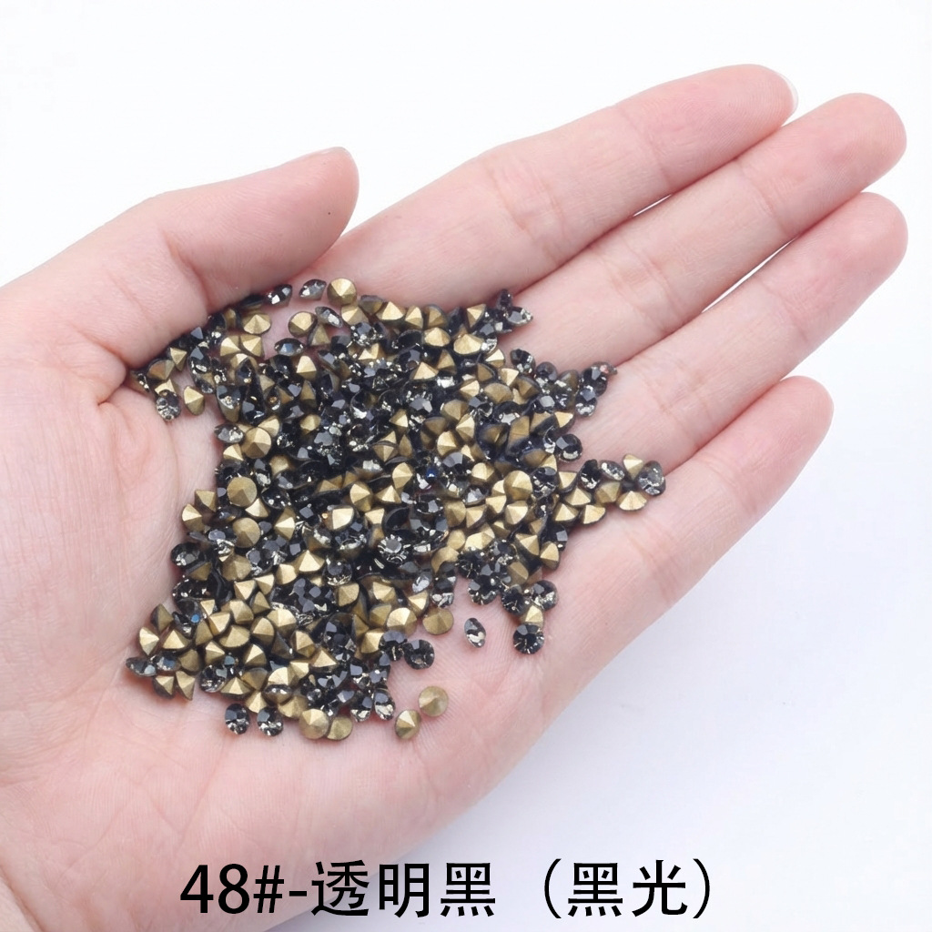 43 # - 48 # venta transfronteriza de uñas de color pila de taladro de vidrio comercio internacional AA taladro accesorios de joyería DIY