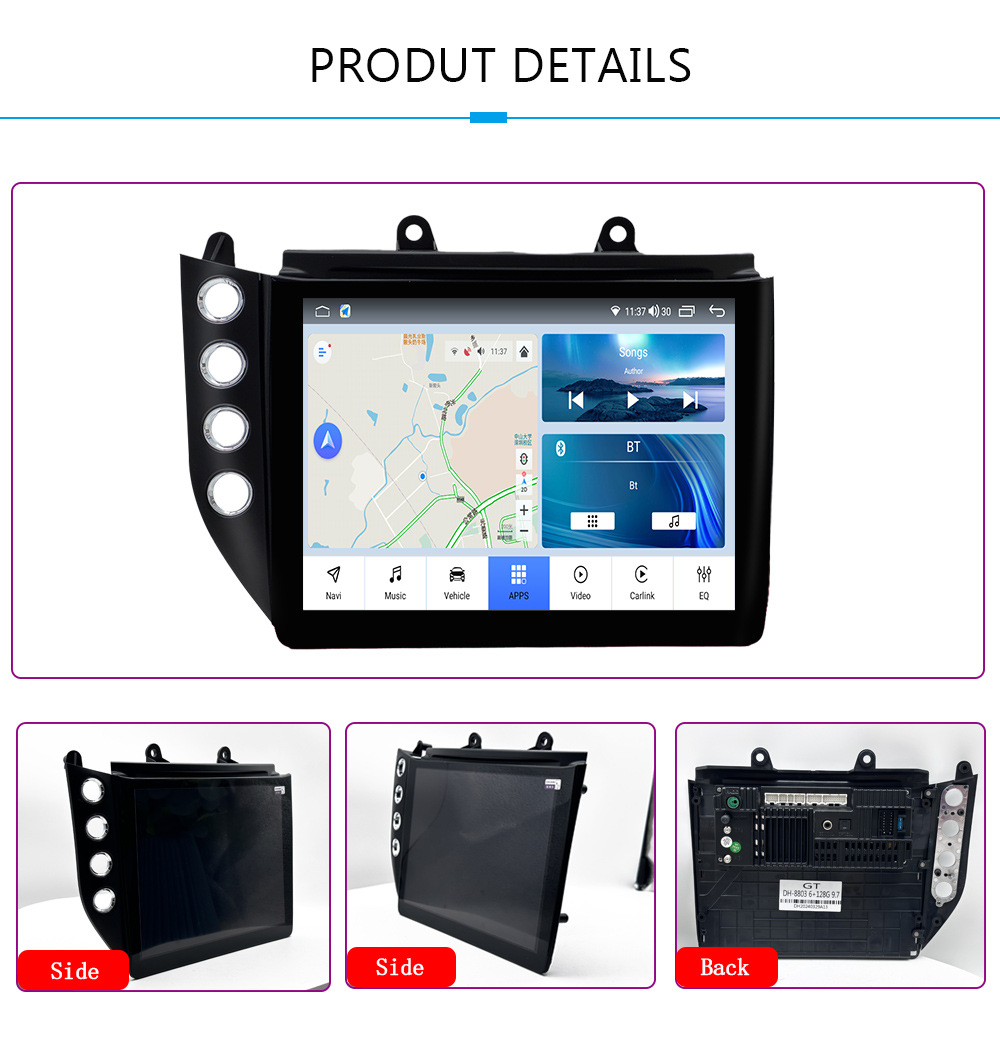 Suitable for Maserati Gt Car Android Central Control Large Screen Reversing Camera Carplay Auto Navigation