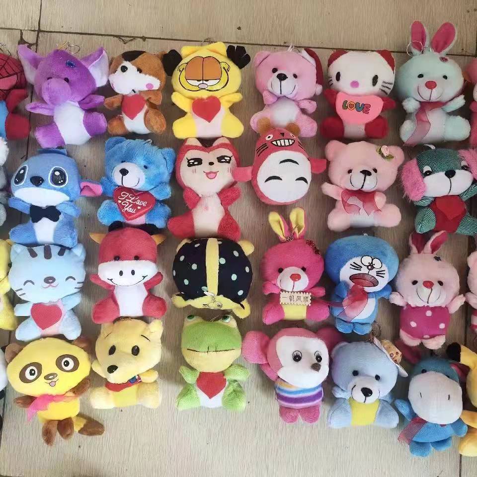 Mini plush toy doll large pendant cute cartoon keychain bag pendant gift manufacturer wholesale
