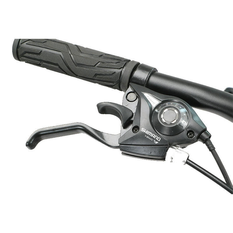 Shock-absorbing mountain bike with brake system for adults disc brake