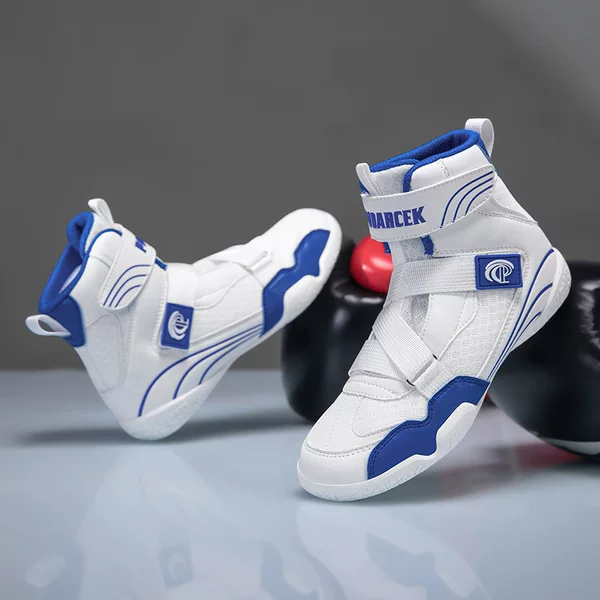 Pudaqi Children's Professional Wrestling Shoes for Boys, High-Top Sanda Competition Fighting Shoes, Women's Boxing Training Shoes, Dropshipping Available