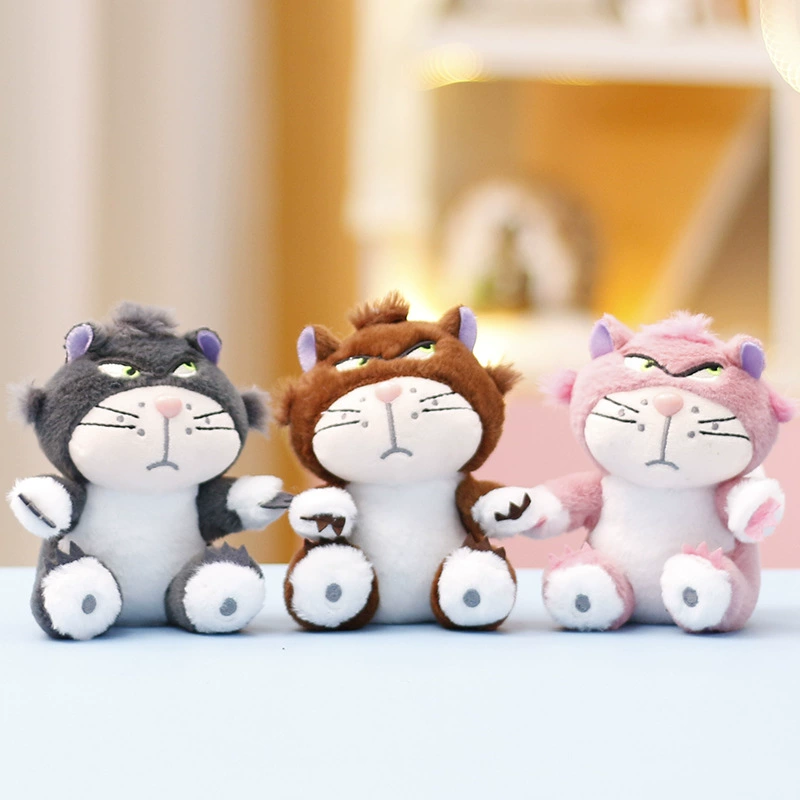 Мягкая игрушка кот Люцифер брелок и подвеска