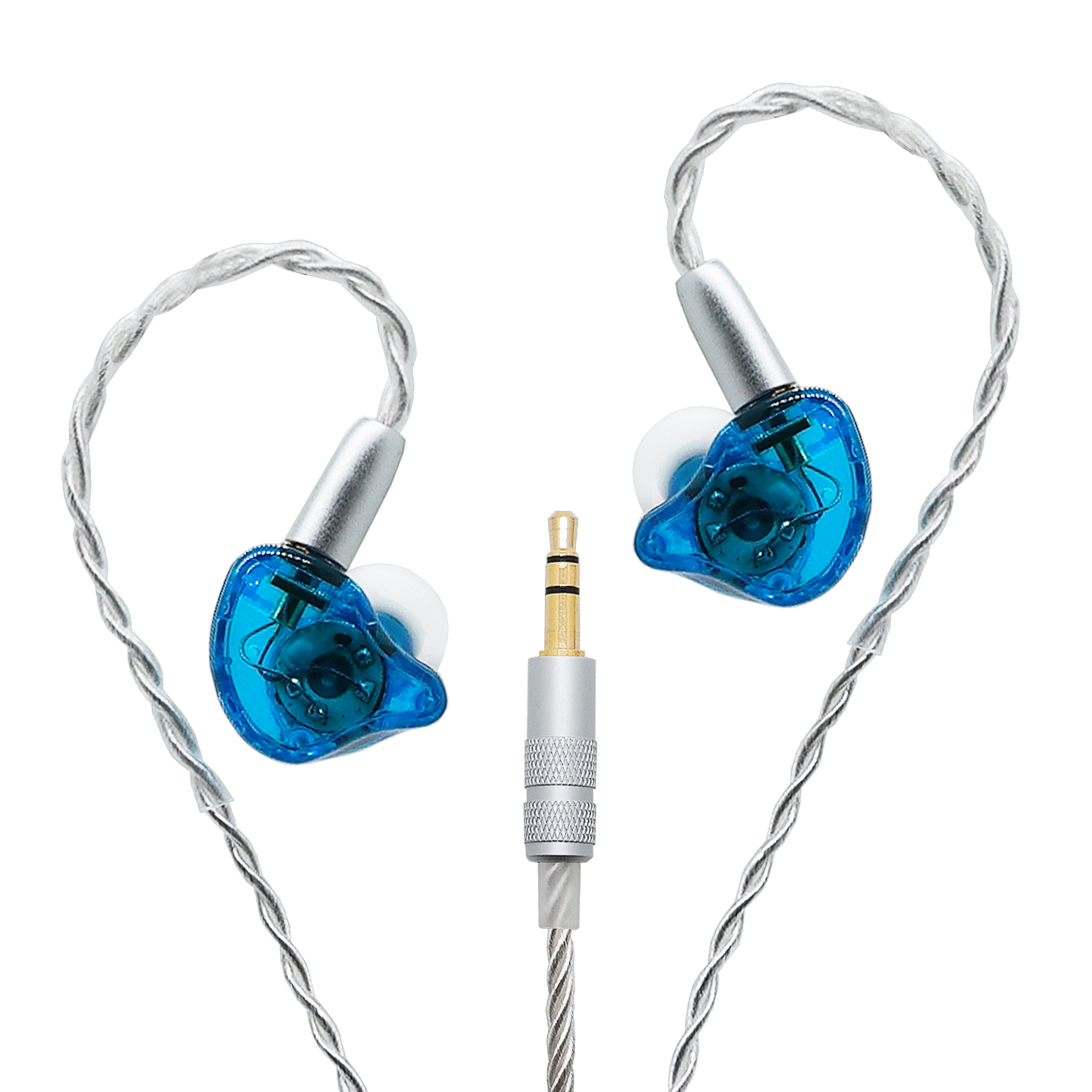 Monitor de escenario en vivo Auriculares para colgar en los oídos Altavoz de biopelícula HIFI Auriculares con cable Aislamiento acústico y reducción de ruido