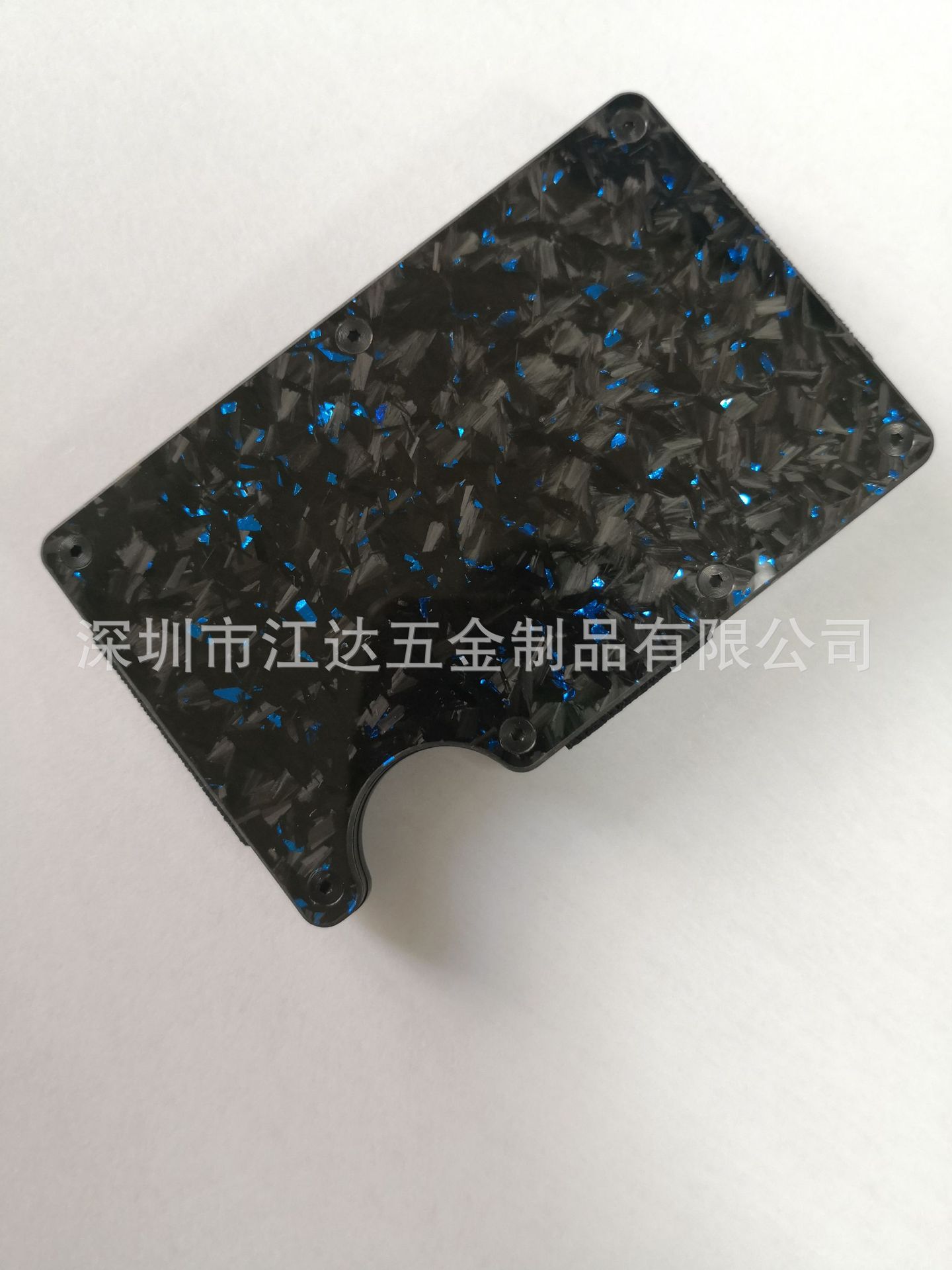 Manufacturer's best-selling carbon fiber wallet, carbon mirror satin wallet, random pattern card holder, metal RFID card holder, card holder