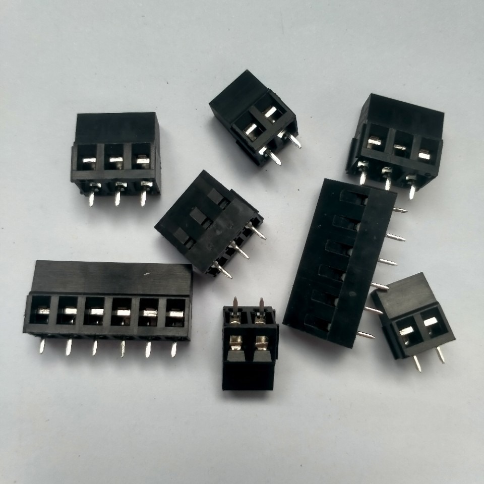 螺钉式黑色接线端子DC128/KF128/WJ128E-7.5/MB310-750端子台