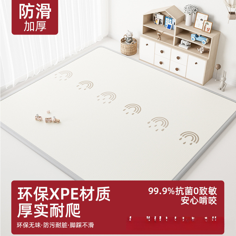 Baby Thickened Crawling Mat, Foldable Baby Foam Floor Mat, Cooling Home Bedroom Mat