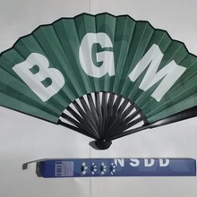 供应彩色印刷的绢扇，真丝扇子，广告扇