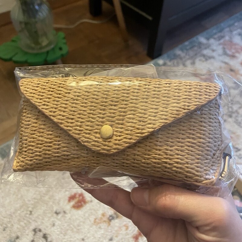 Cross-border imitation straw glasses case travel portable sunglasses sunglasses storage bag TEMU new glasses bag
