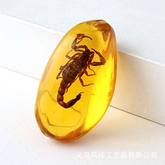 本物の昆虫アンバー考古学ブラインドボックス昆虫アクセサリーノベルティデスクトップ装飾品ネックレスペンダント工場直接販売