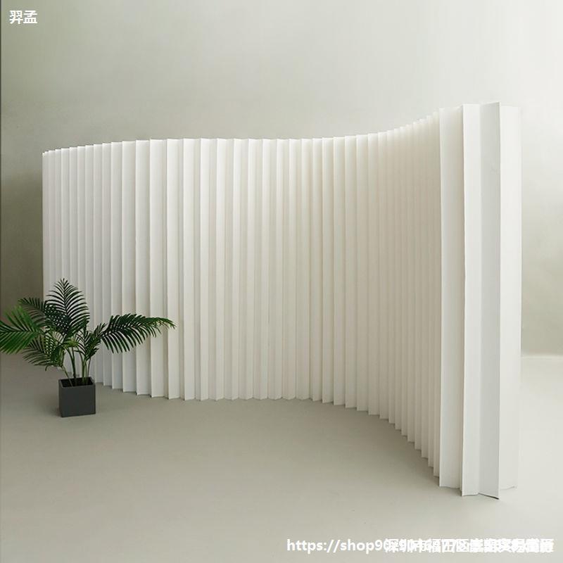 Italian Paper Wall Living Room Kitchen Partition Organ Paper Wall Office Entrance Front Desk Door Screen Background Wall