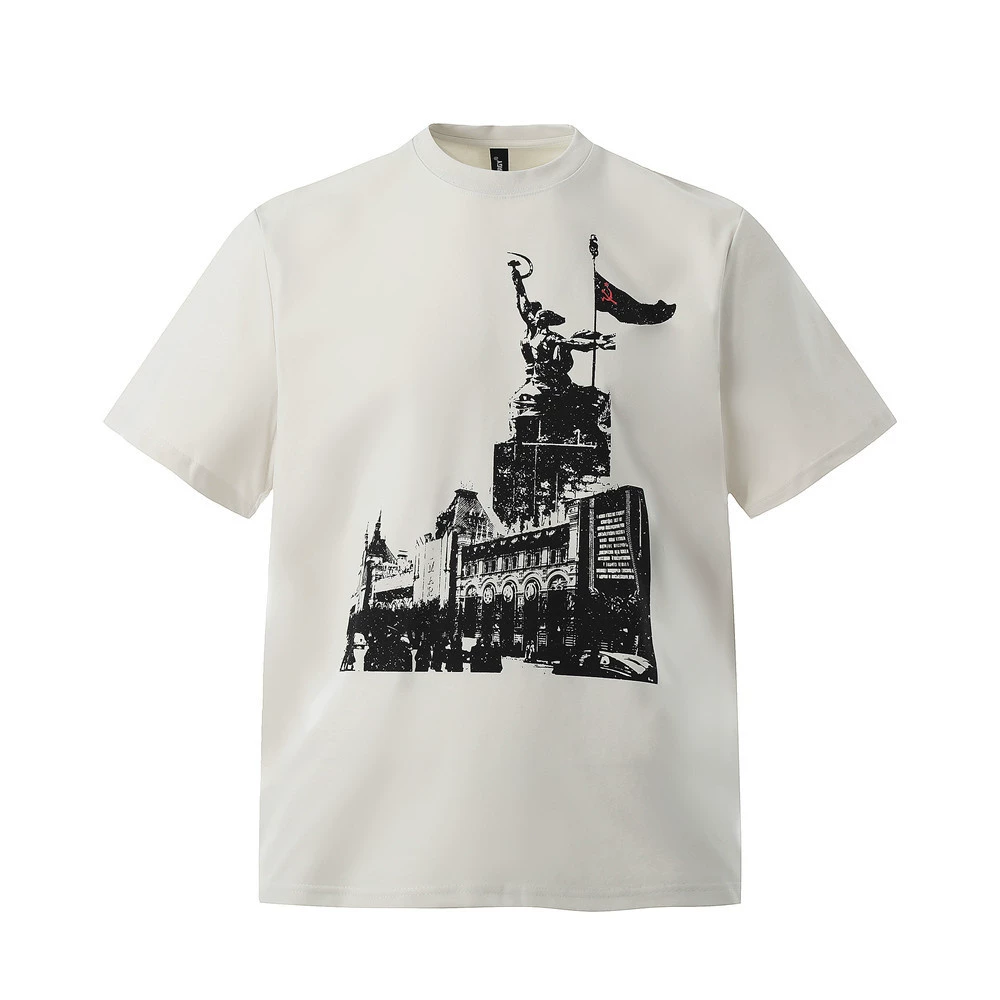 Trend breathable short sleeve T-shirt for leisure, oversize