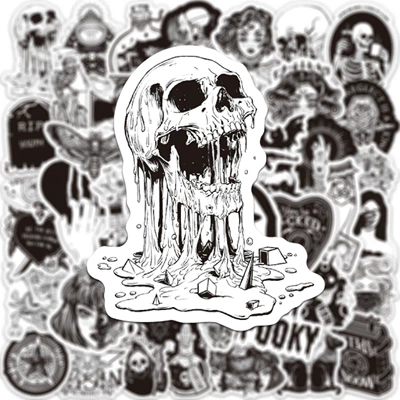 50 new black and: Body sticker