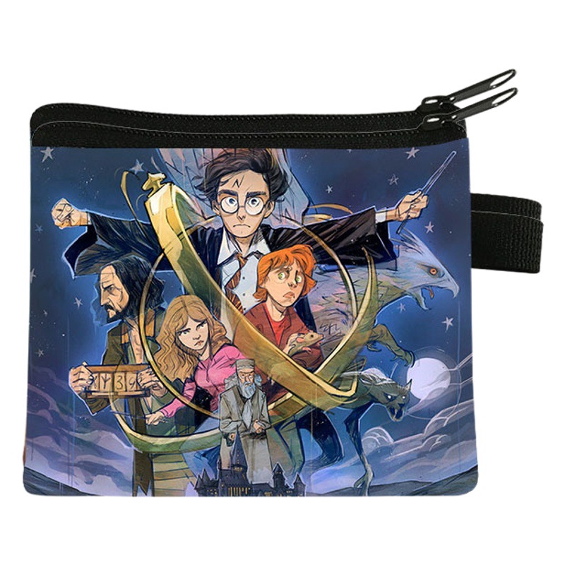New Harry Potter Coin Purse for Children, Cute and High-End Mini Bag, Short Style Portable Key Card Holder Wholesale
