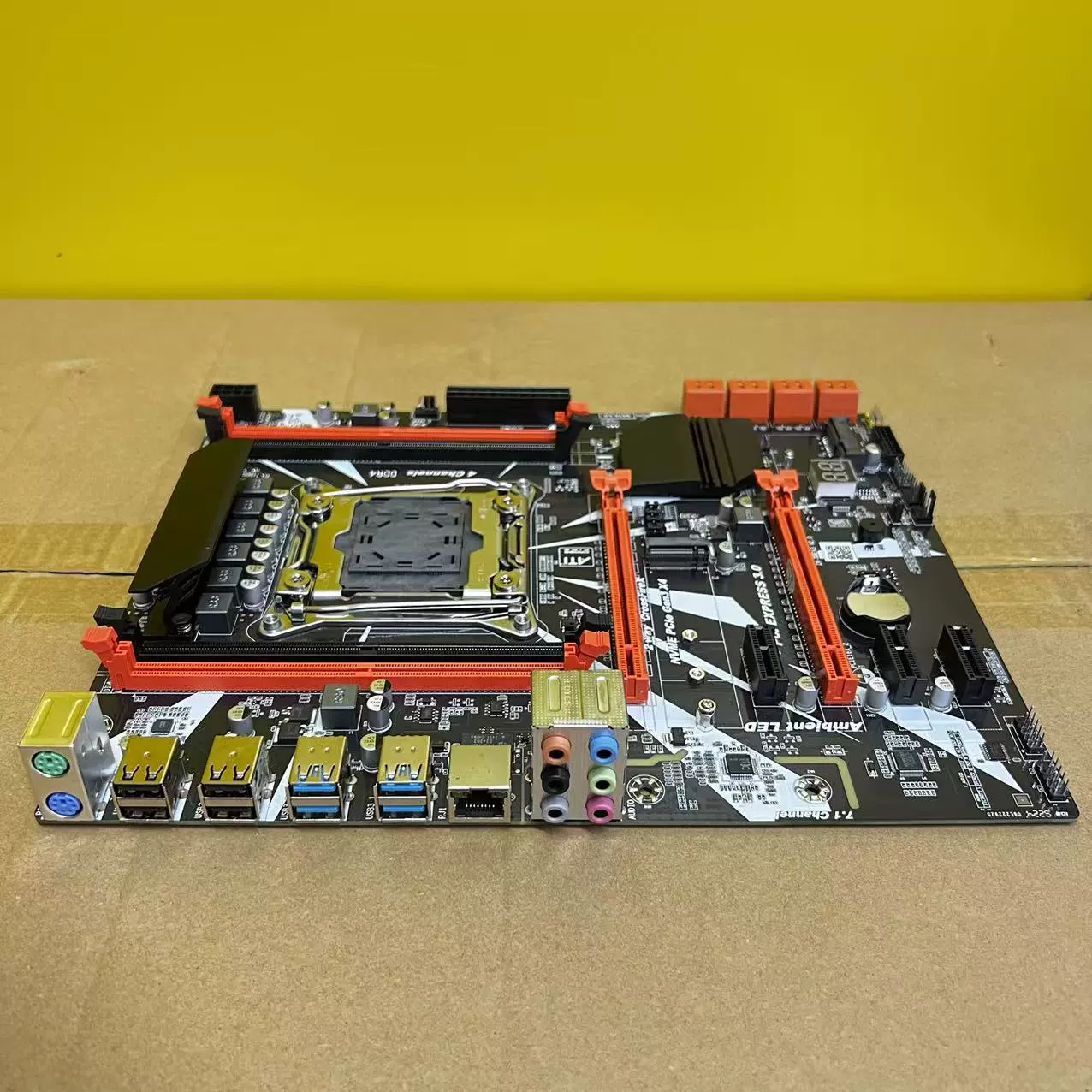 Новая материнская плата X99 DDR4 с оригинальным чипом, сокет 2011-3, настольный компьютер, поддержка процессоров E5 v3/v4, для игровых сборок, множественные слоты
