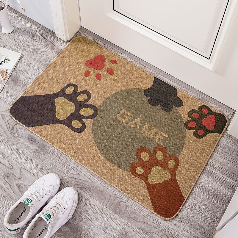 El comercio exterior de entrada caliente alfombra de piso de goma hogar comercial Puerta de seisal absorbente alfombra antideslizante alfombra de puerta al por mayor