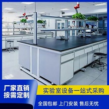 镇江钢木实验室工作台全钢试验桌子化学中央水槽边台化验台通风柜