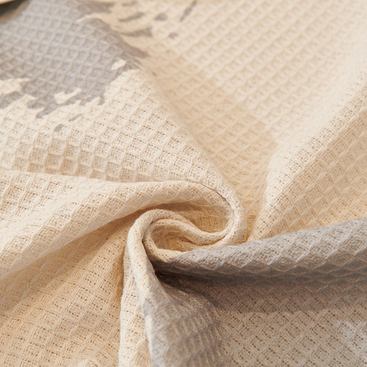 Copridivano universale in cotone e lino, moderno, semplice, con stampa a nido d'ape, per tutte le stagioni, lavabile in lavatrice_voghion.com