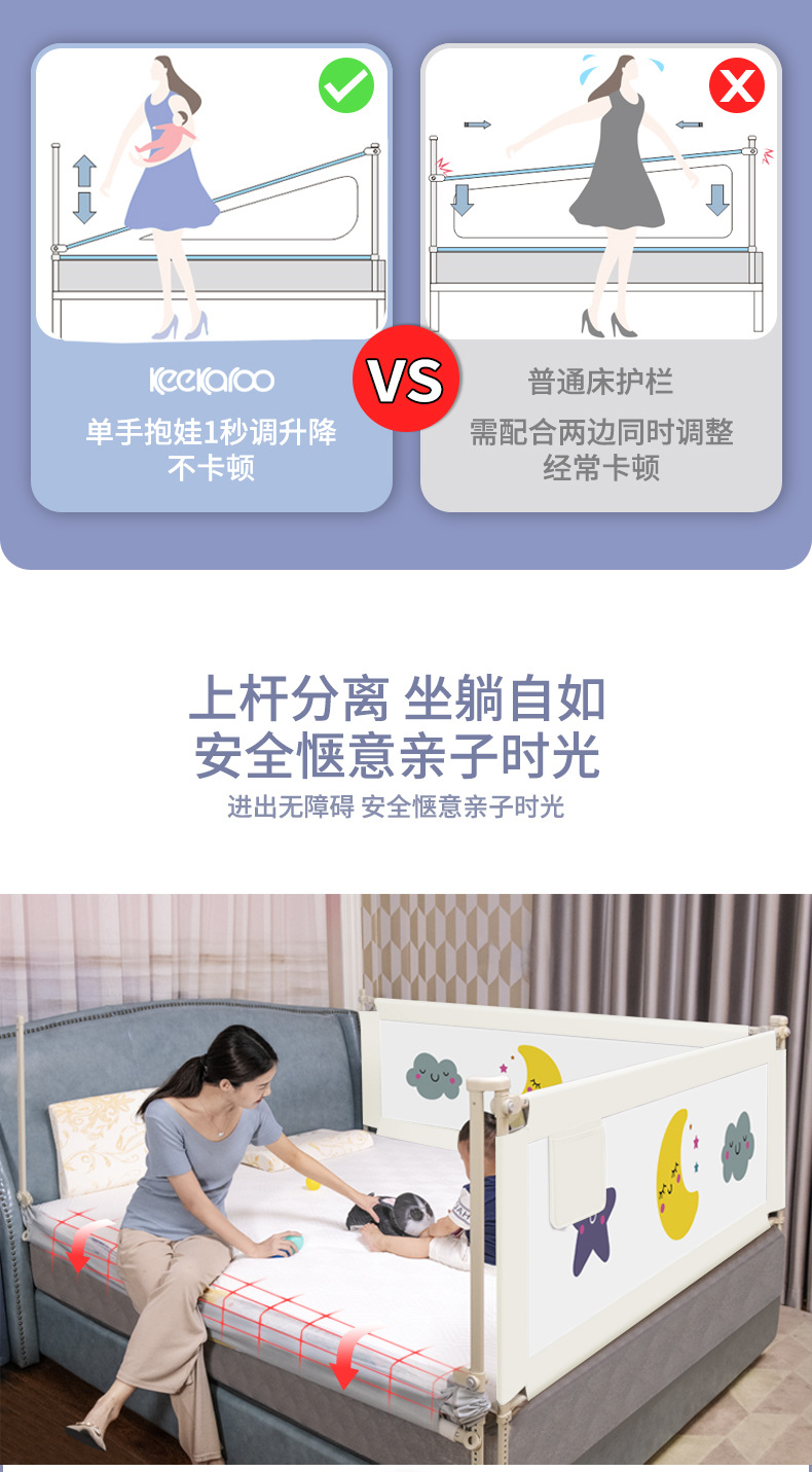 工厂直接发货的床护栏