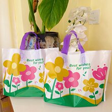 新款高档服装店手提袋子塑料包装礼品购物童装衣服鞋盒袋logo