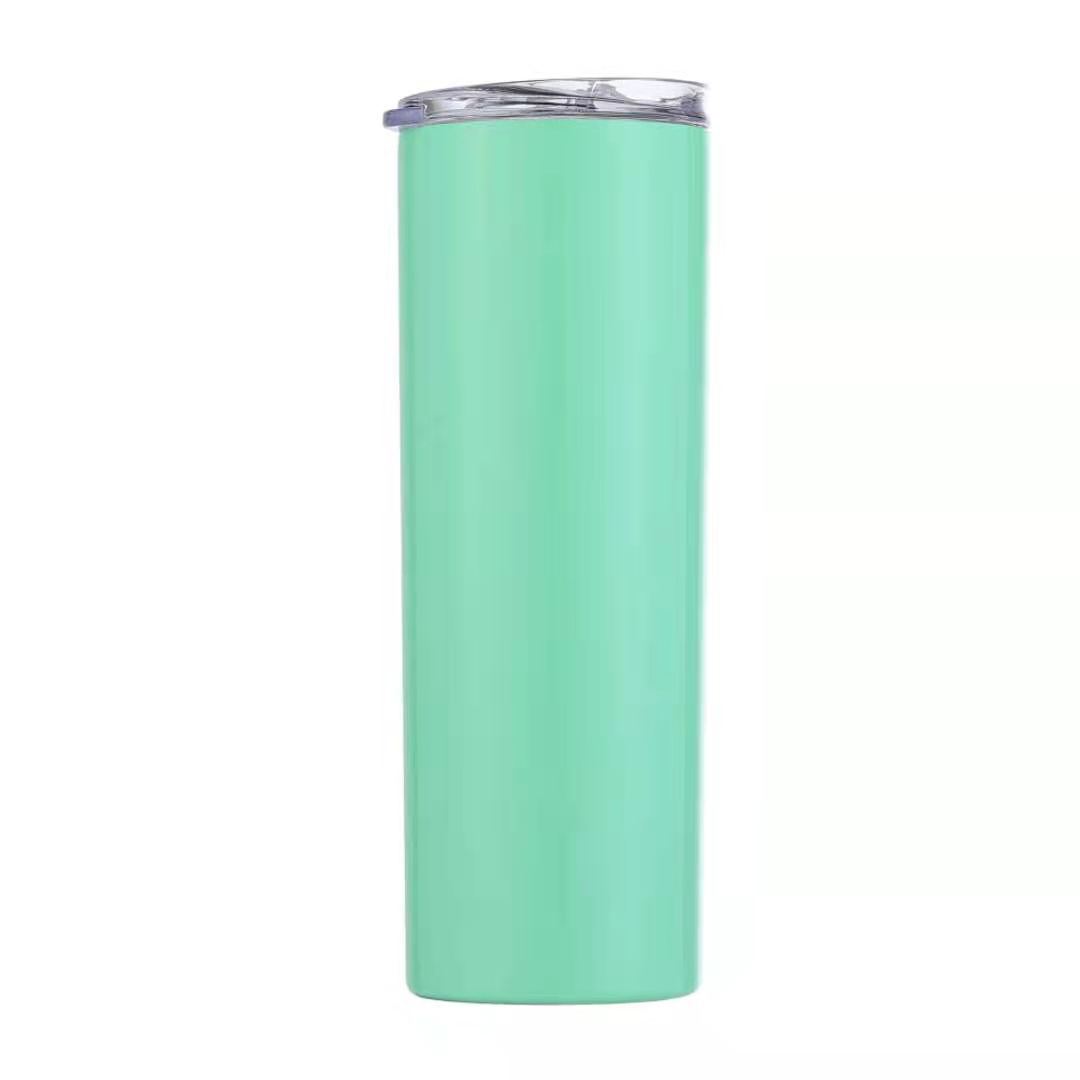 En stock 20oz taza recta 304 Acero inoxidable superficie brillante taza del coche taza de agua termo vacío taza