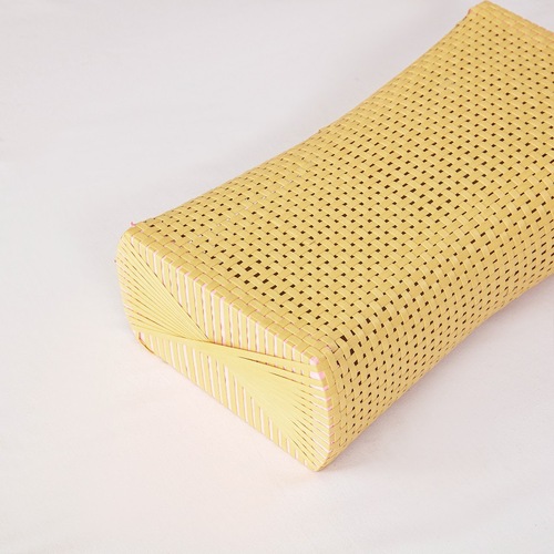 Hollow PE rattan pillow imitation teng pillow summer cooling pillow PE rattan hollow cooling pillow imitation bamboo sauna pillow cervical spine