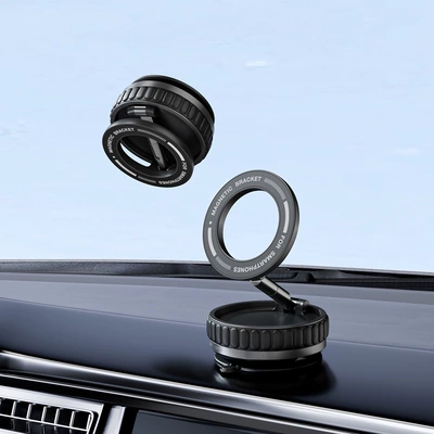 Car phone holder, Car Navigation Vacuum Magnetic - k11-strong-magnetic-black
