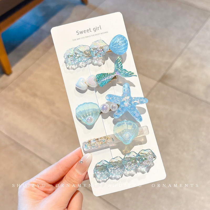 Estrellas de dopamina de verano costera coreana nicho de diseño universal lindos tocadillos broches al por mayor