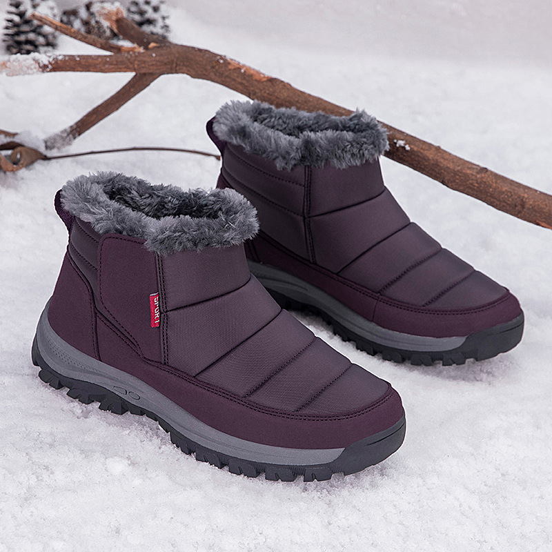 Zapatos de algodón para ancianos en invierno, botas de nieve del noreste, botas de algodón deportivas, botas de algodón al por mayor para personas de mediana edad y ancianos