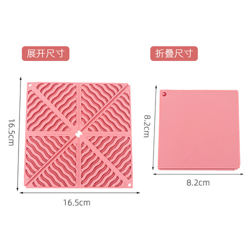 北欧硅胶餐桌隔热垫防烫垫碗垫  家用厨房锅盘杯垫 厨房小工具