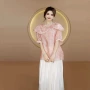 气质短袖翻领夏季小衫