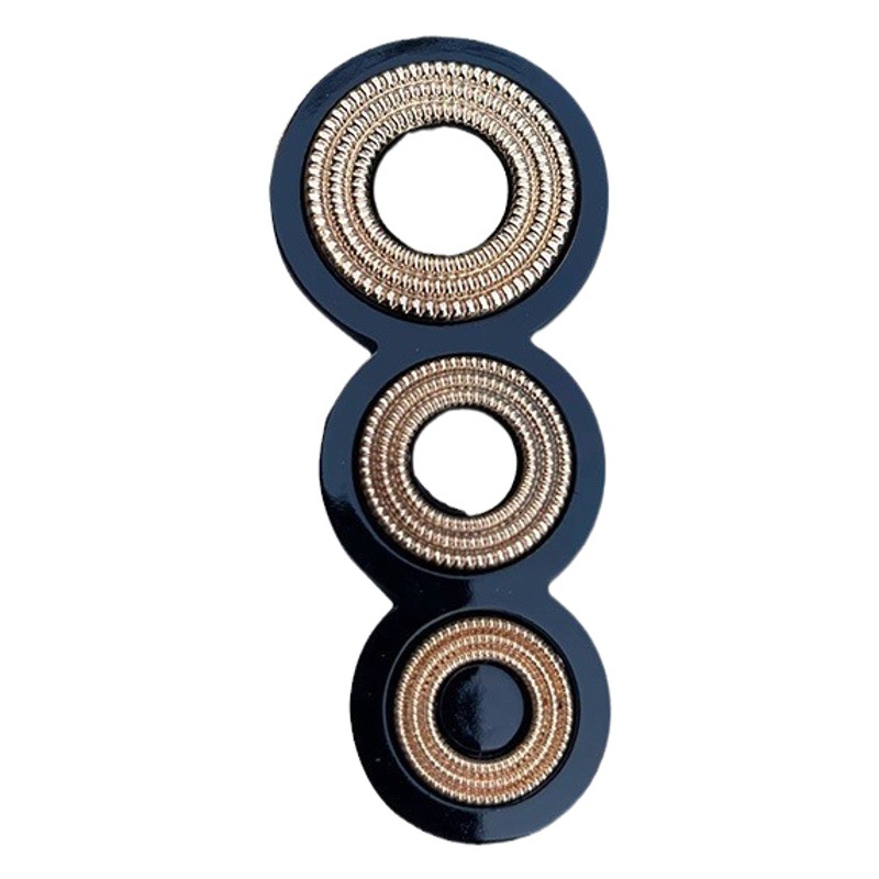 Transfronterizo nuevo tacones altos zapatillas de moda hebilla de metal de aleación de zinc hardware de equipaje hebilla de Cuello de camisa hebilla decorativa