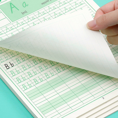 Shaoze 26 English Letters Kindergarten Children Beginners Alphabet English Practice Paper for Children Dot Grid Copy