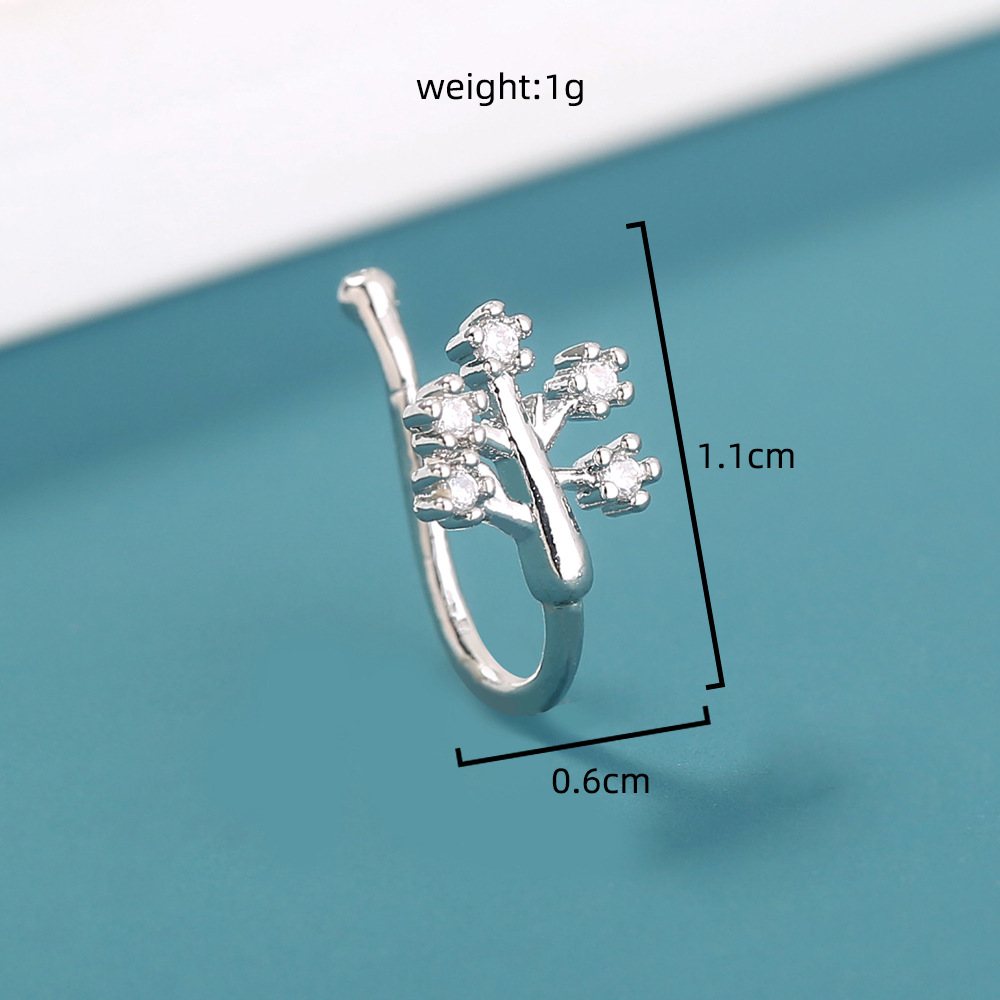 European And American Fashion Trend U-shaped Fake Nose Ring Without Piercing, Nose Nail Piercing Jewelry Manufacturer Wholesale display picture 6