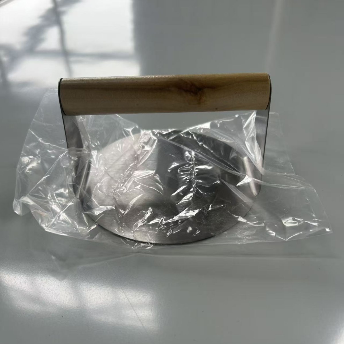 나무 손잡이 원형 [12cm] 두께 0.8