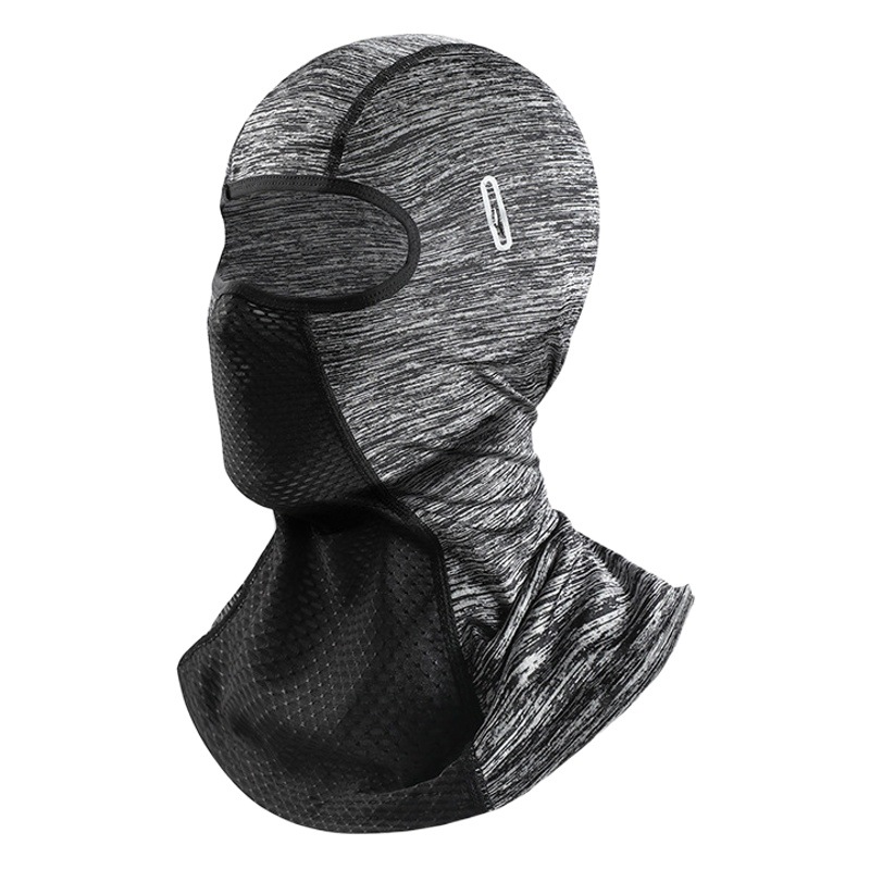 Summer Ice Silk Headgear Motorcycle Helmet Lining Riding Mask UV-proof Windproof Sun-proof Full Face Gini Men